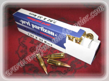 7,92x33 Prvi Partizan 8g VM 20 Schuss